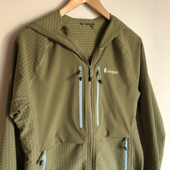 Cotopaxi Yermo Hooded Softshell WIndbreaker Rain Jacket Coat in Moss size Small - Picture 3 of 5